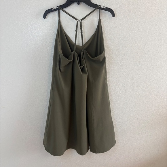 Abercrombie & Fitch Traveler Athletic Mini Dress Size XL Olive Green - Picture 4 of 12